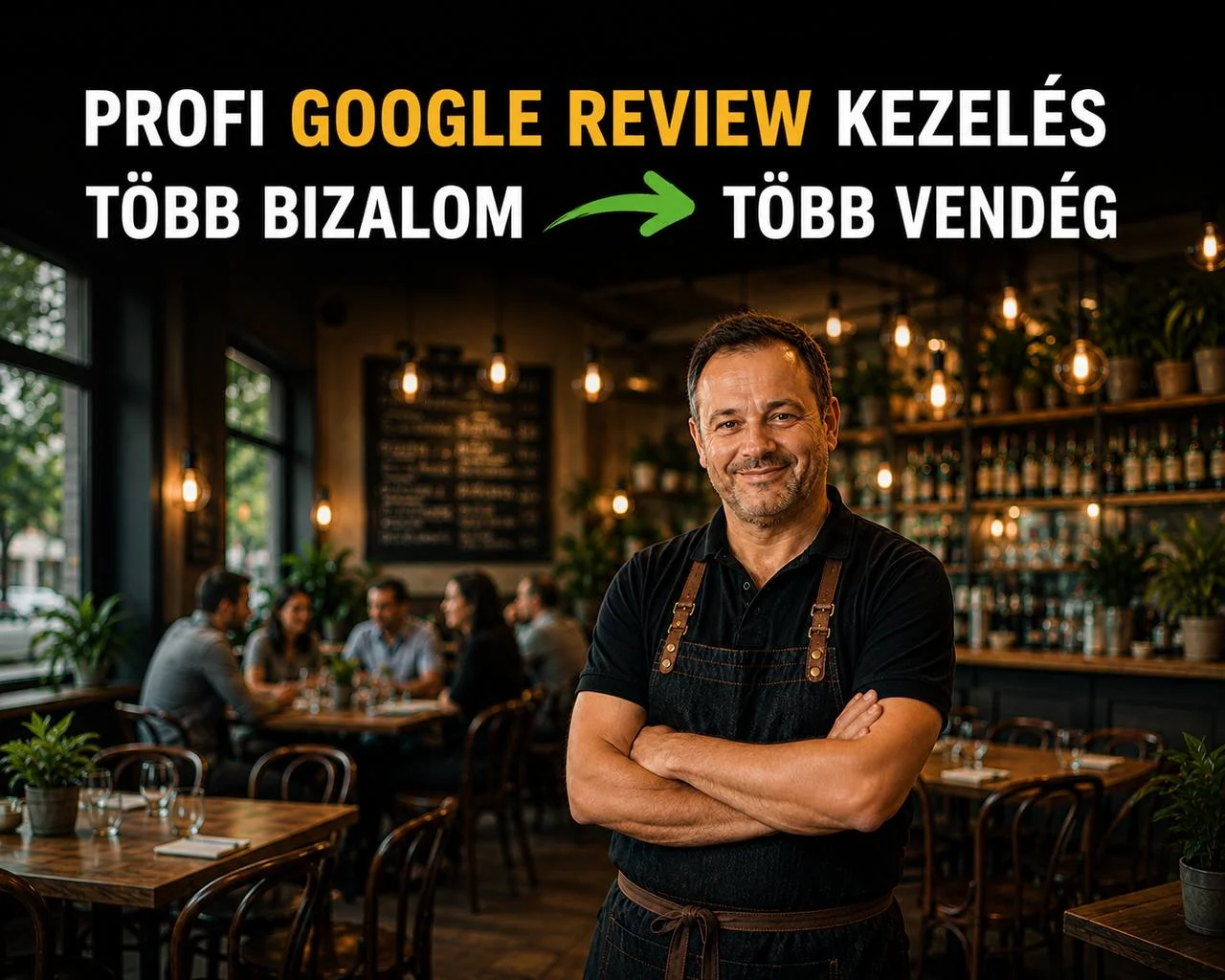 Profi Google Review kezel\u00e9s = t\u00f6bb bizalom, t\u00f6bb vend\u00e9g