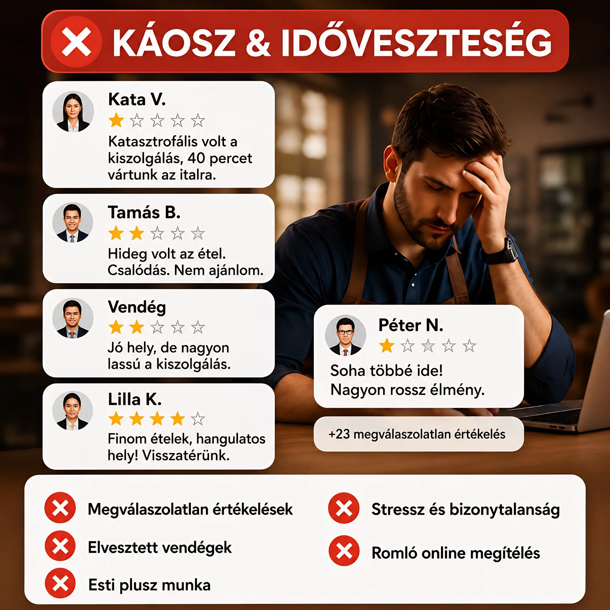 Káosz és időesztegetés
